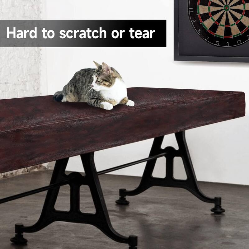 GSE™ 12ft Heavy-Duty PU Leatherette Shuffleboard Table Cover for 12-foot Shuffleboard Table