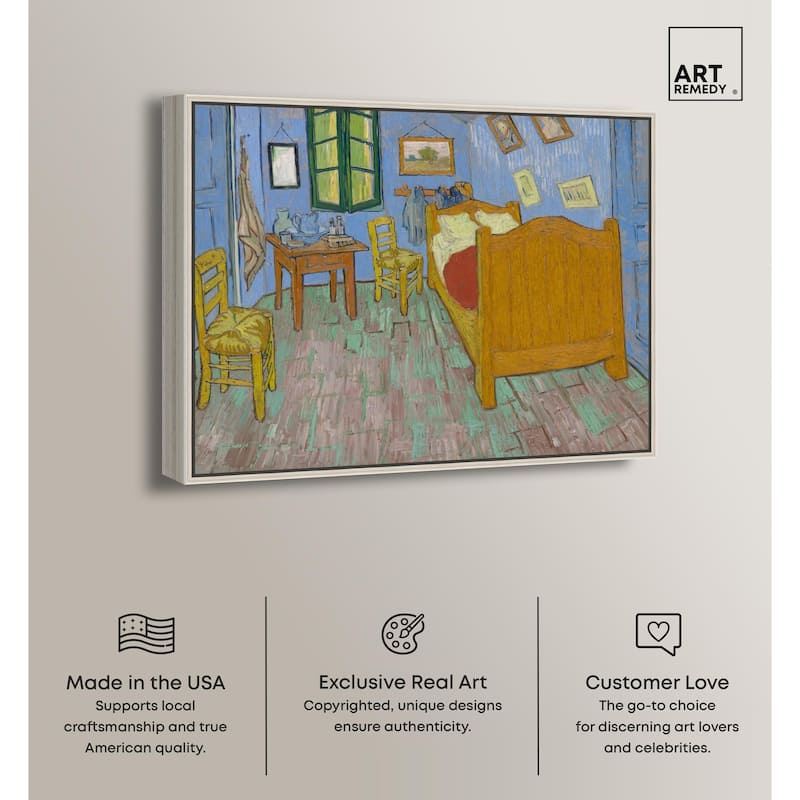 The Bedroom Canvas by Art Remedy