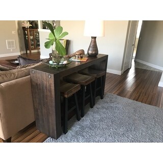 Shop INK+IVY Monterey Brown Wooden Console Table - On Sale ...
