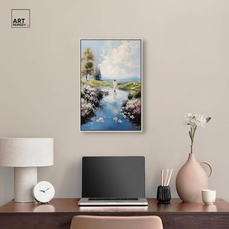 Caretaker's Calm Crossing I Canvas by Art Remedy