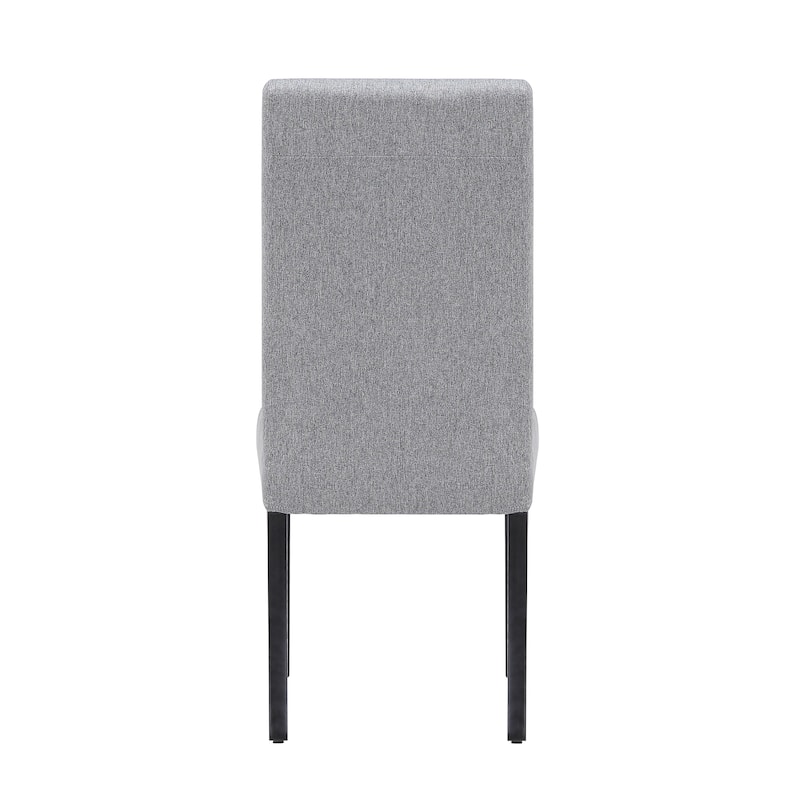 Grandview Upholstered Linen Fabric Dining Chair (Set of 2)