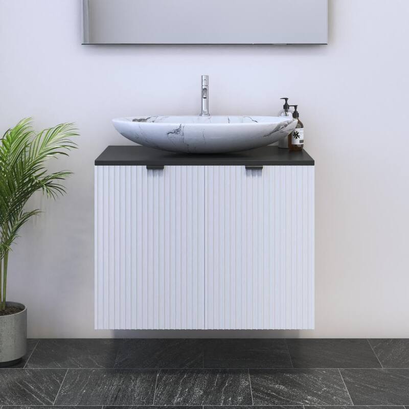 Nicole 2D 80 Floating Bathroom Vanity (32" Width)
