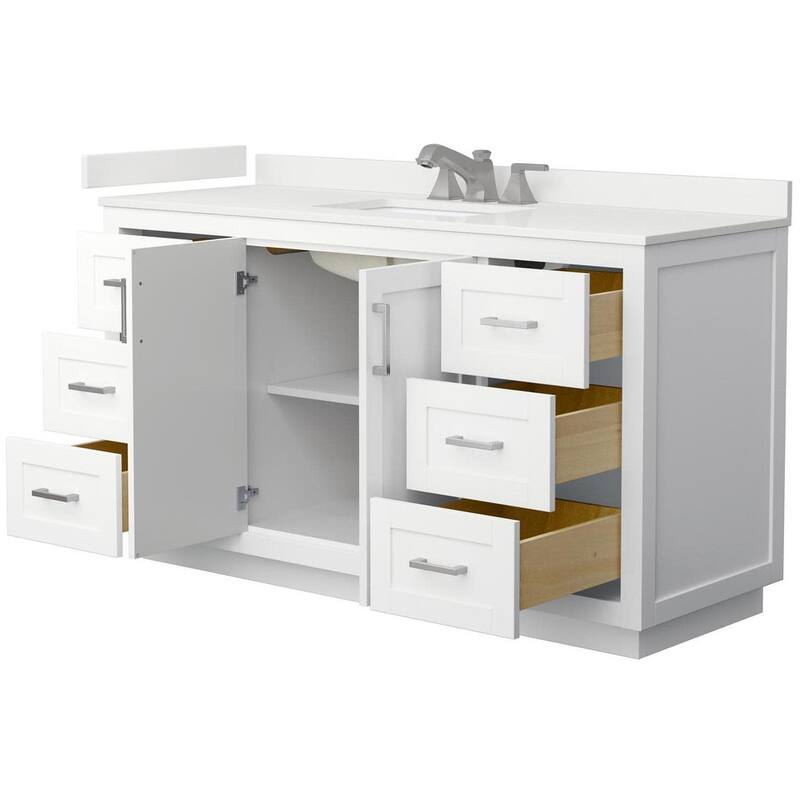 Wyndham Collection WCF292960S-QTZ-US3MXX Miranda 60" Free Standing