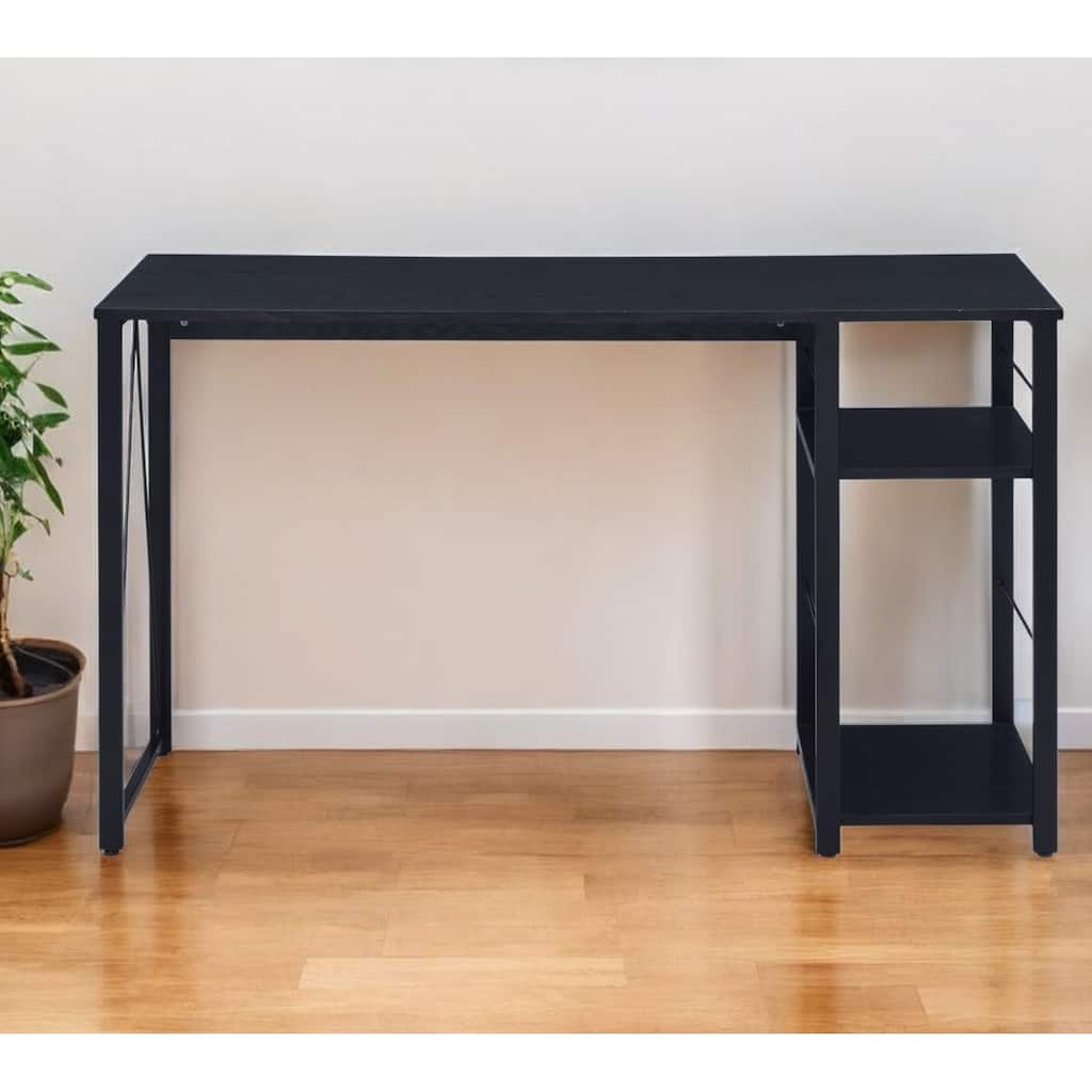 47" Black Writing Desk