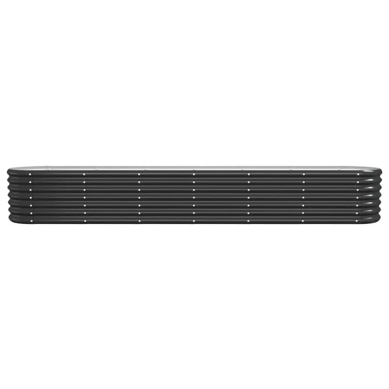 vidaXL Garden Raised Bed Patio Outdoor Raised Planter Box Powder-coated Steel