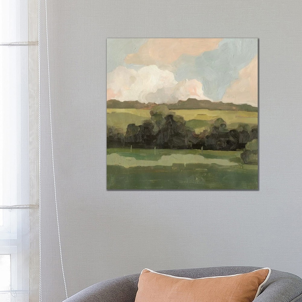 iCanvas "Ochre Evening II" by Emma Scarvey Canvas Print