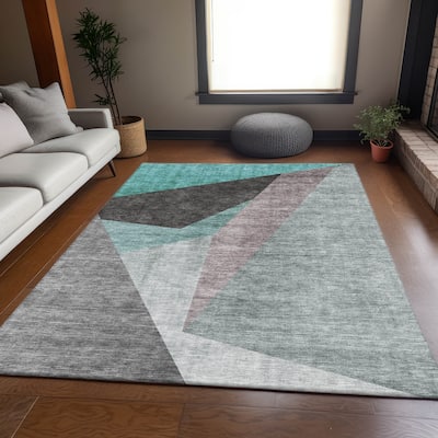 Premium Washable Super Soft Modern Deco Mayfield Rug