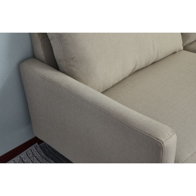 Adelaide 70'' Linen Square Arm Sofa