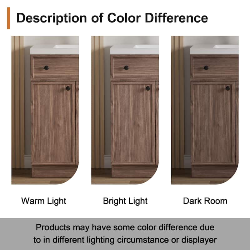 36"/48"/60"/72" Bathroom Vanity Set with Sink & Faucet