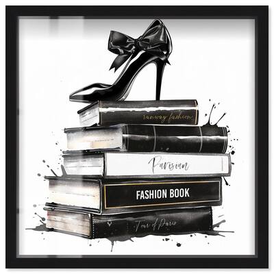 Classic Book Stack Shadowbox by Art Remedy