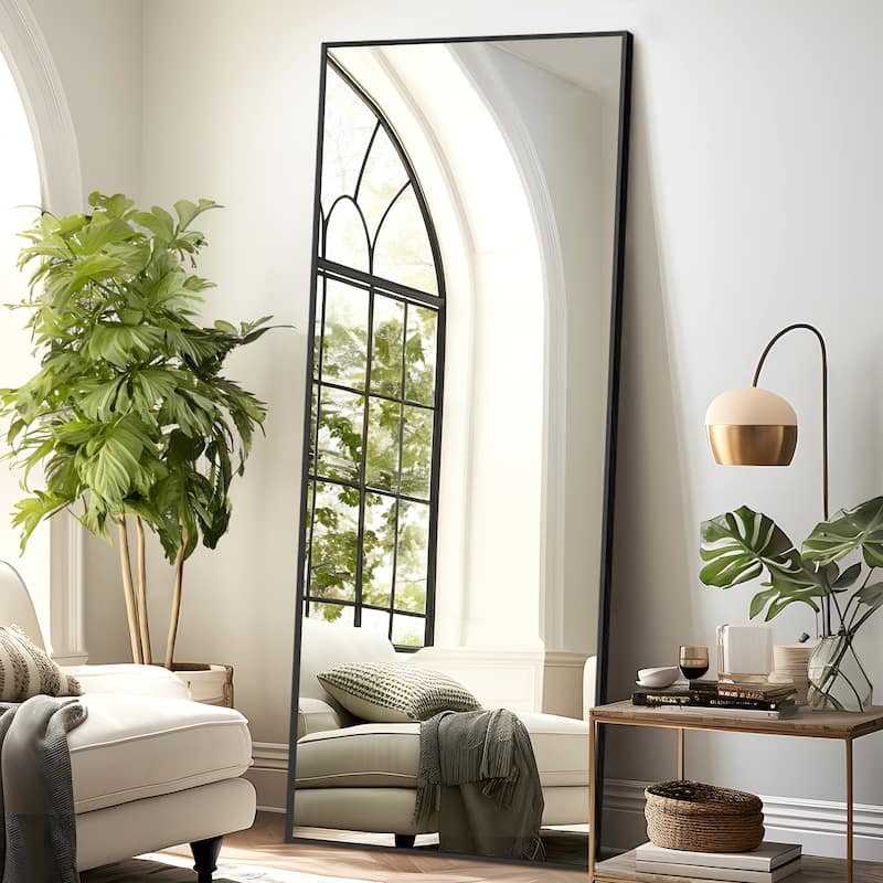 Aluminum Alloy Full Length Floor Mirror