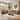 Furniture of America Krona Modern 2-Piece Fiber Fabric Sofa and Loveseat Set with Accent Pillows