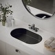 preview thumbnail 8 of 6, Karran Cinox Stainless Steel Oval Undermount Sink