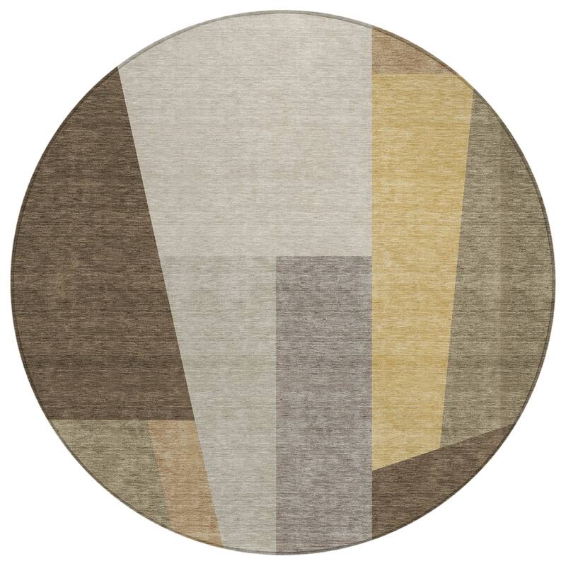 Machine Washable Indoor/ Outdoor Contemporary Jolie Chantille Rug