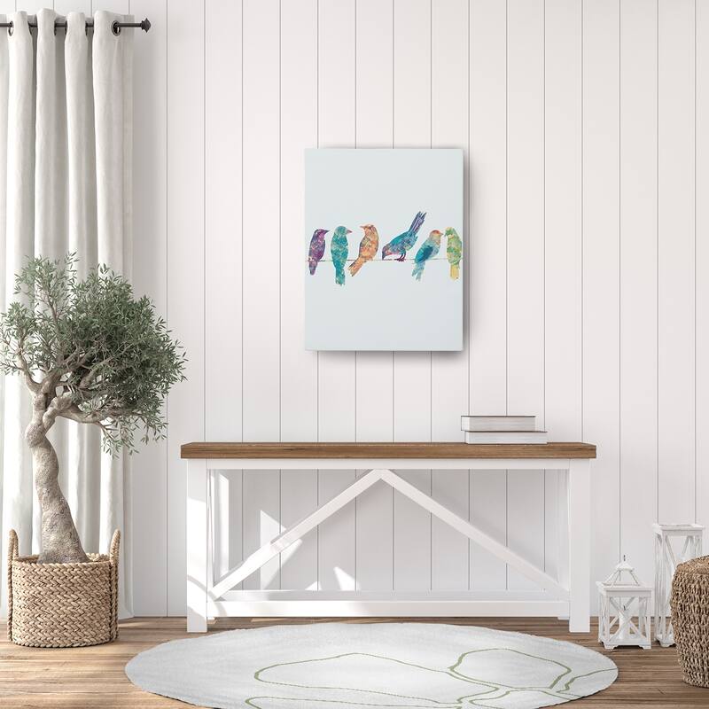 Petal Lines Spring Chenille Rug
