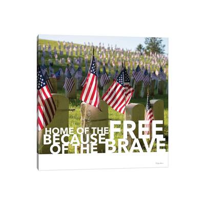 iCanvas "Because of the Brave" by Kyra Brown Canvas Print