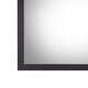 preview thumbnail 4 of 3, 32 Inch Wall Mirror, Sleek Rectangular Portrait Wood Frame, Black - Brown