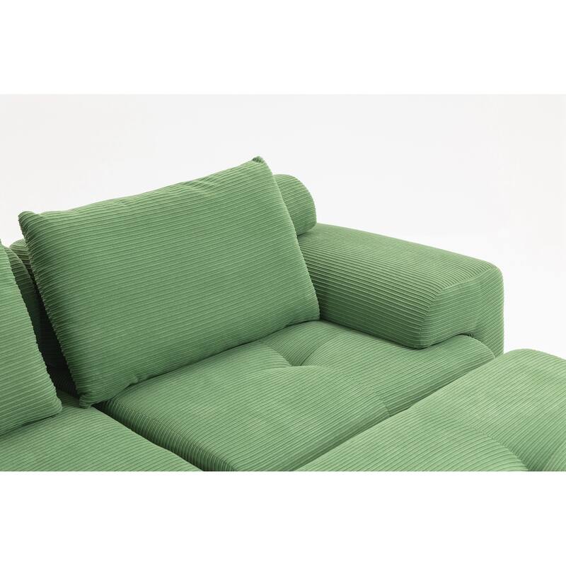 L-Shaped Sectional Couches for Living Room with Memory Foam