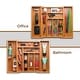 preview thumbnail 6 of 7, Expandable Silverware Organizer - Bamboo Kitchen Drawer Organizer, Utensil Holder - Drawer Organization and Storage