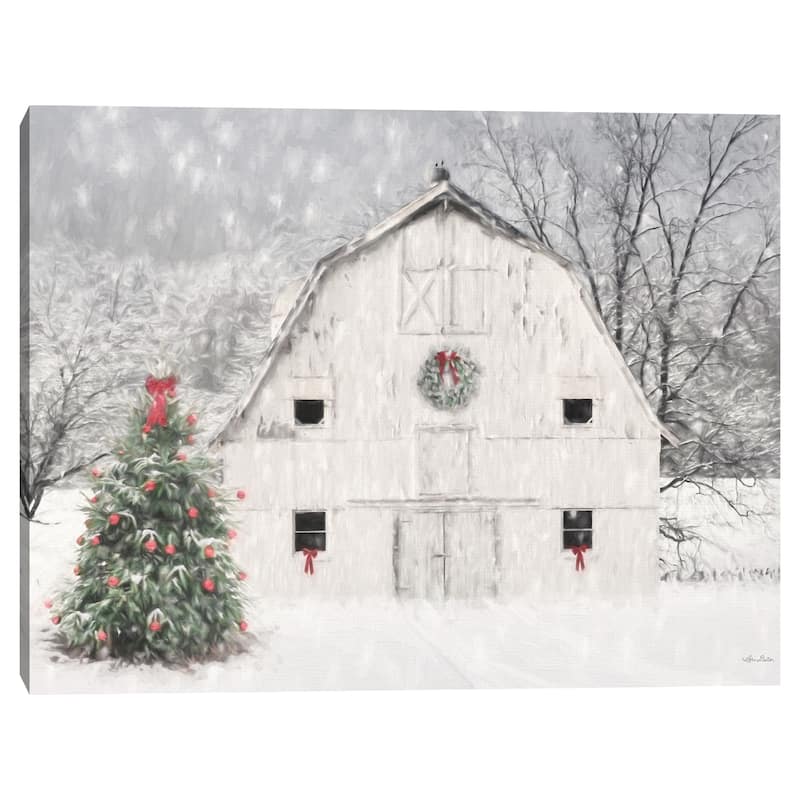 Christmas in the Country by Lori Deiter Canvas Art Print