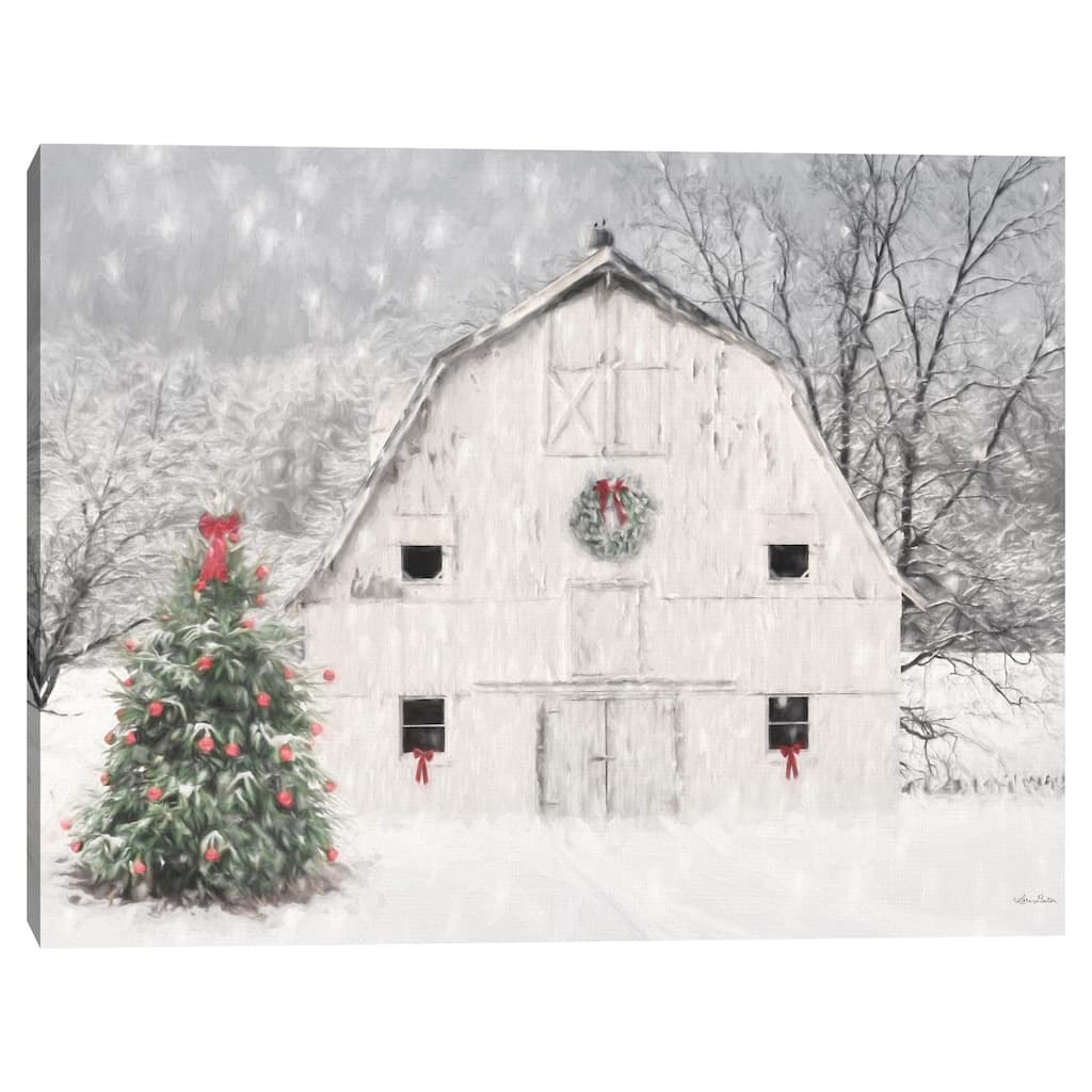 Christmas in the Country by Lori Deiter Canvas Art Print