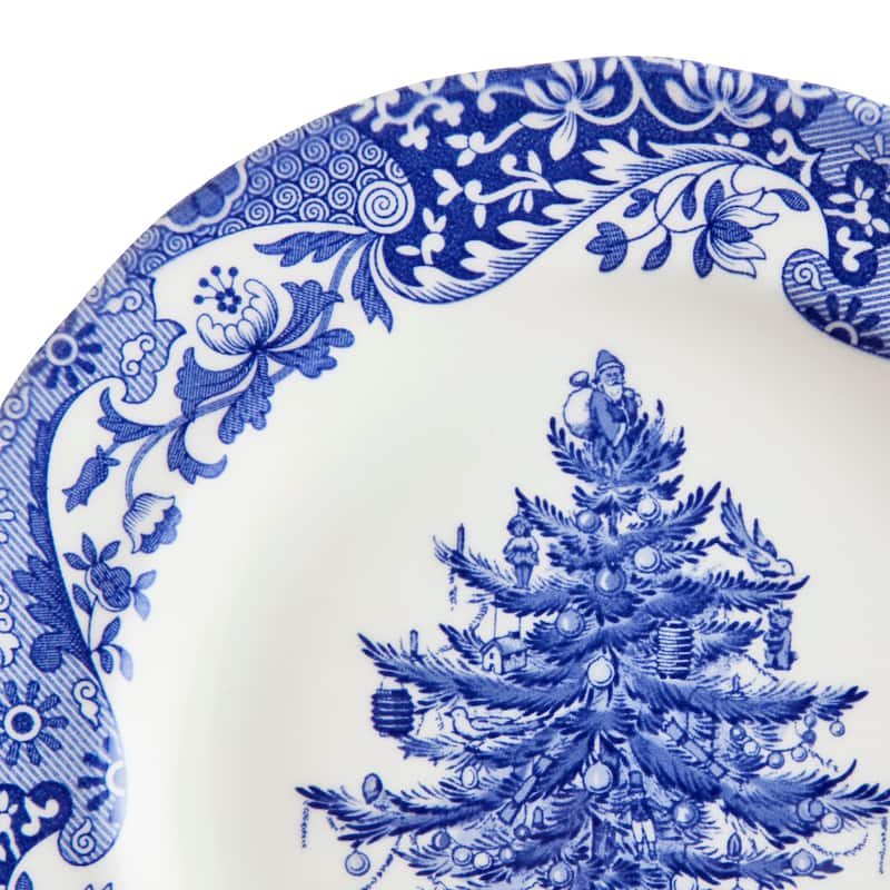 Spode Blue Italian 8 in Christmas Plate