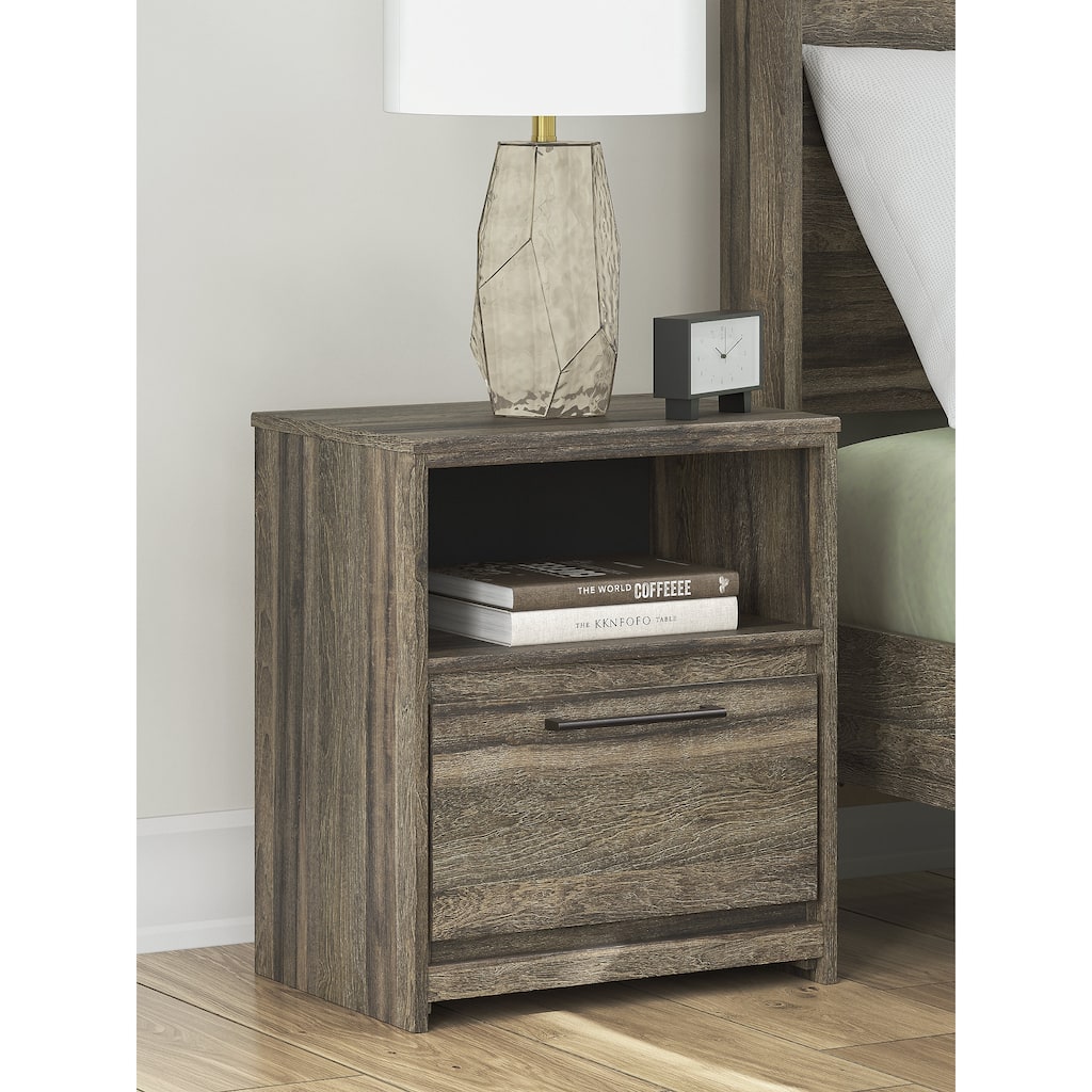 Signature Design by Ashley Jusika Gray Nightstand