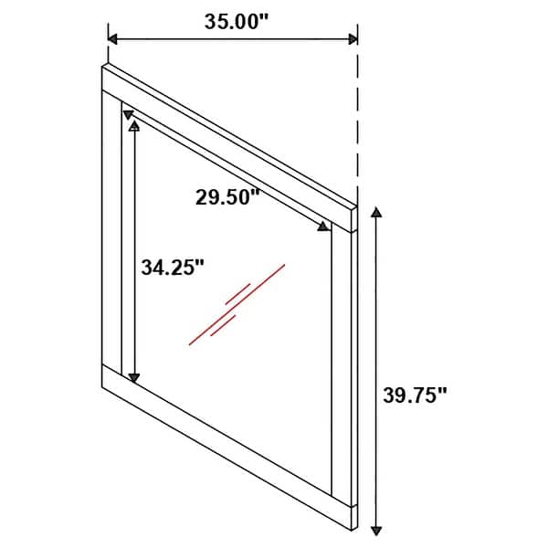 dimension image slide 0 of 28, Jessica 5-piece Platform Bedroom Set with LED Light