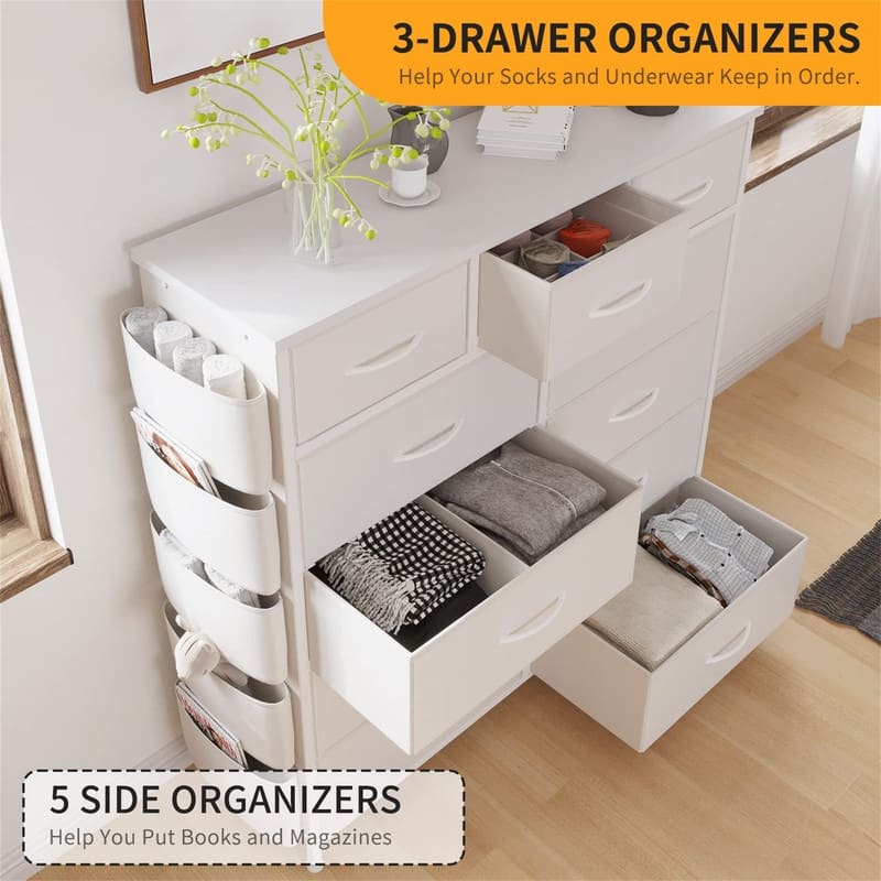 Dresser for Bedroom with 11 Drawer