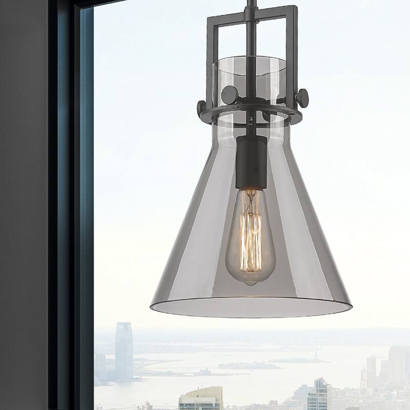 Innovations Lighting Newton Cone - 1 Light 10" Stem Hung Pendant