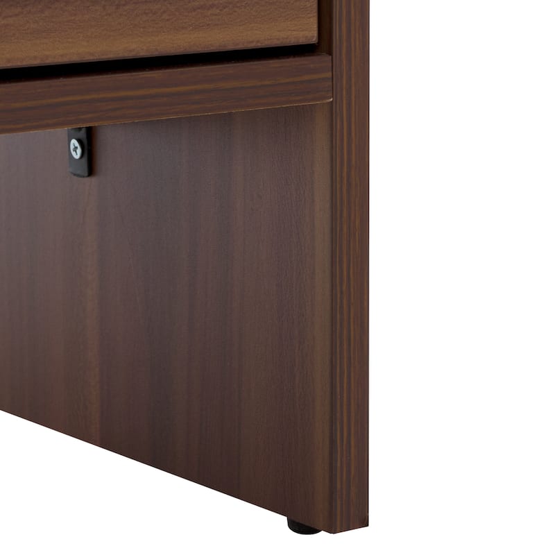 SAFAVIEH Arsenio 2-Drawer 2-Shelf Entertainment Media Stand for TVs up to 65" - 61"W x 16"D x 24"H