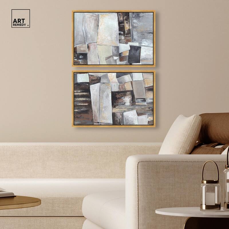 Inside the Future Canvas Set of 2 by Art Remedy