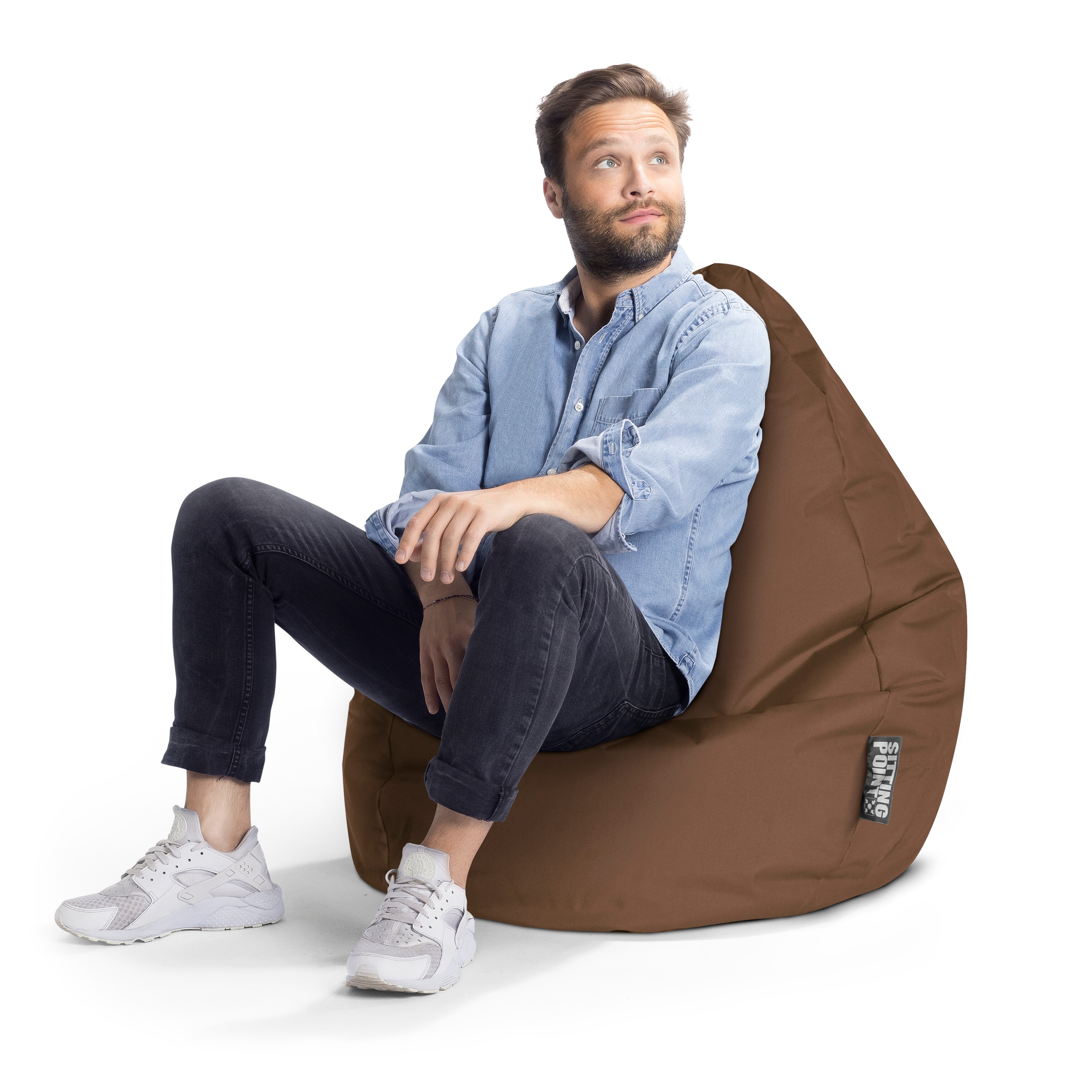 Sitting Point Oxford Fabric Bigbag Brava Extra Large Bean Bag - Bed Bath &  Beyond - 11740458