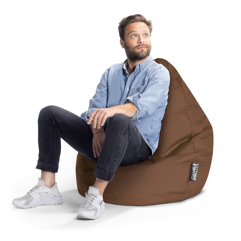Sitting Point Oxford Fabric Brava Bean Bag - Brown