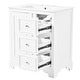 preview thumbnail 34 of 56, 30" bathroom vanity cabinet with ceramic basin, 3 drawers and adjustable shelves