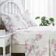 Option Pink Big Floral Sheet Set