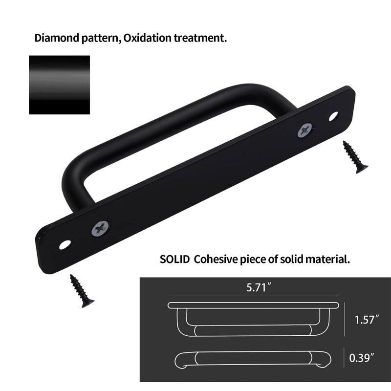 12 Pack 5 Inch Drawer Pulls - 1"L x 1"W