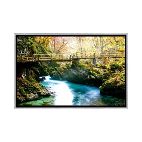 iCanvas "Europe in Fall" by Dan Ballard Framed