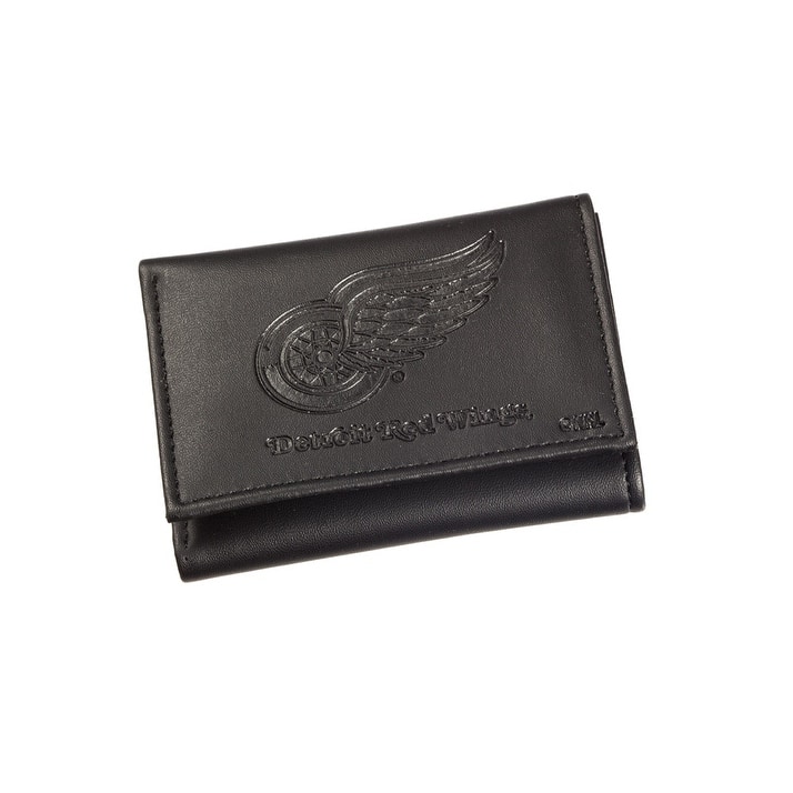 NHL Leather Tri-Fold Wallet - Red Wings