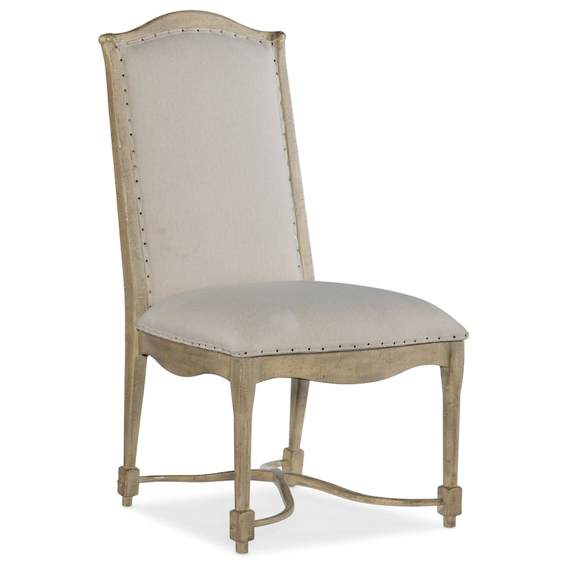 Hooker Furniture 5805-75310-SINGLE Ciao Bella 23" Wide Fabric Dining - Tuscan Cream / Distressed Natural