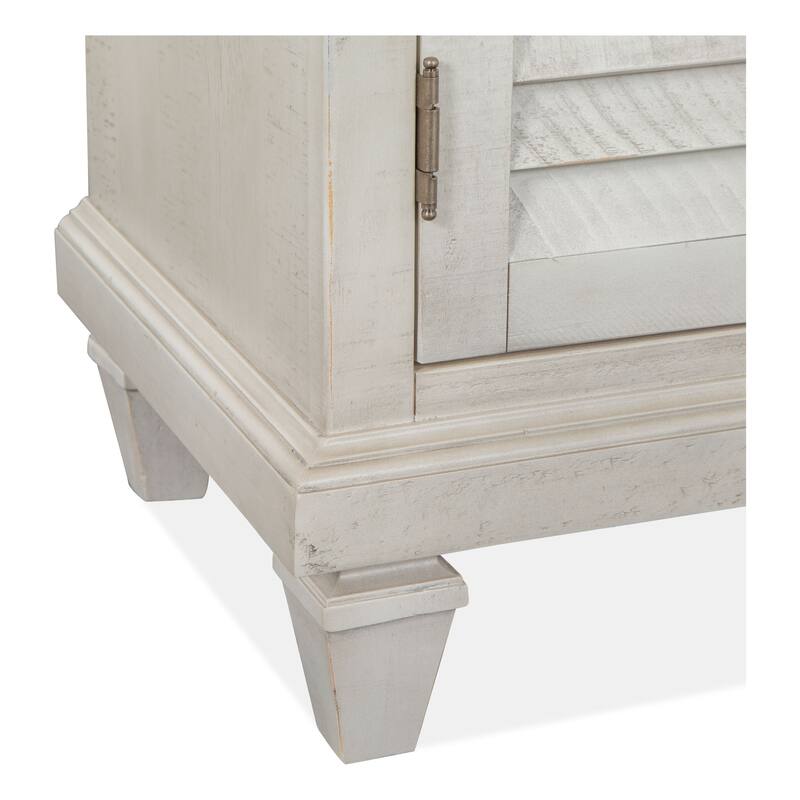 Magnussen Home Newport Alabaster Small Console - W x D x H