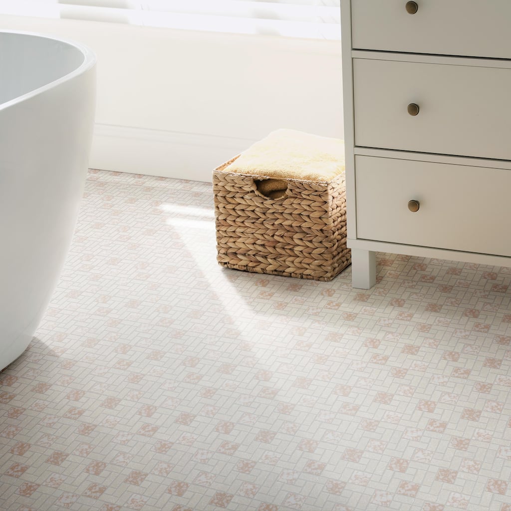 Merola Tile Academy Bone 11-7/8" x 11-7/8" Porcelain Floor and Wall Tile