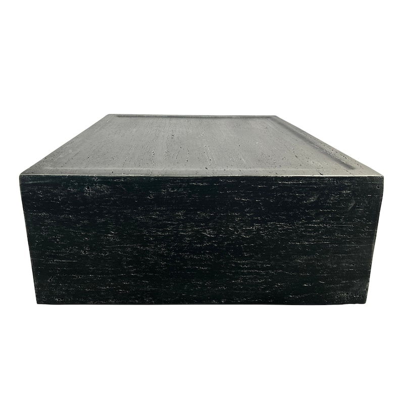 28" Square MGO Coffee Table with a Natural Stone-Look Finish