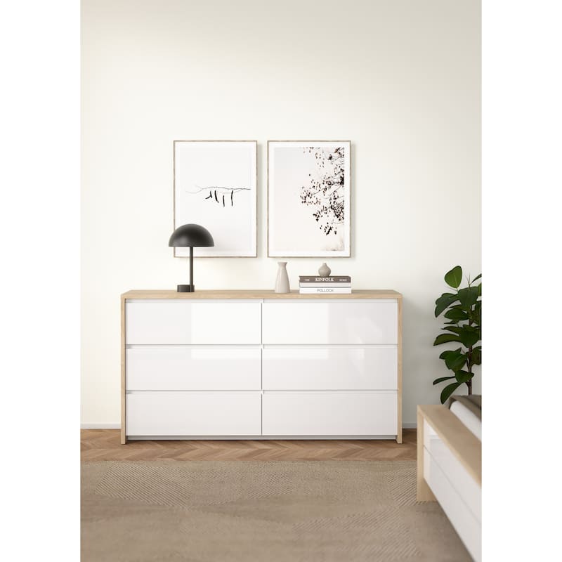 Porch & Den Next 6-Drawer Double Dresser