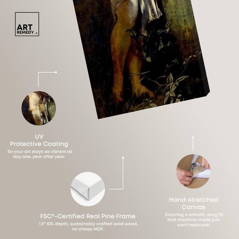 Five Senses Hearing Panoramic Canvas by Art Remedy, Gallery Wrapped