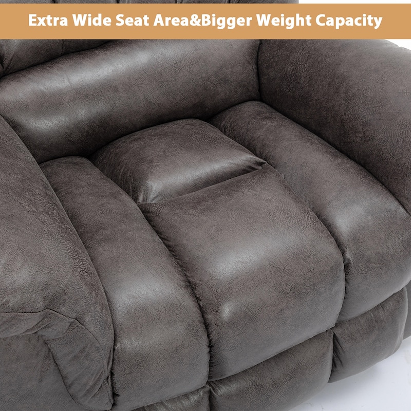 42" Wide Oversize Power Lift Recliner Chair with Massage and Heating