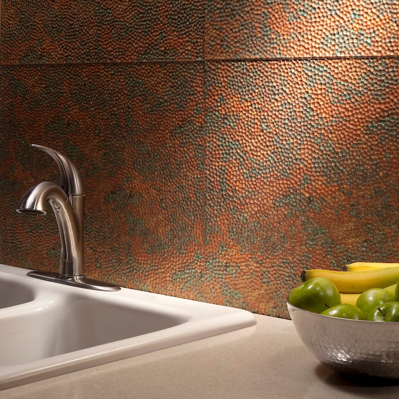 FASÄDE Hammered Decorative Vinyl Backsplash Panel