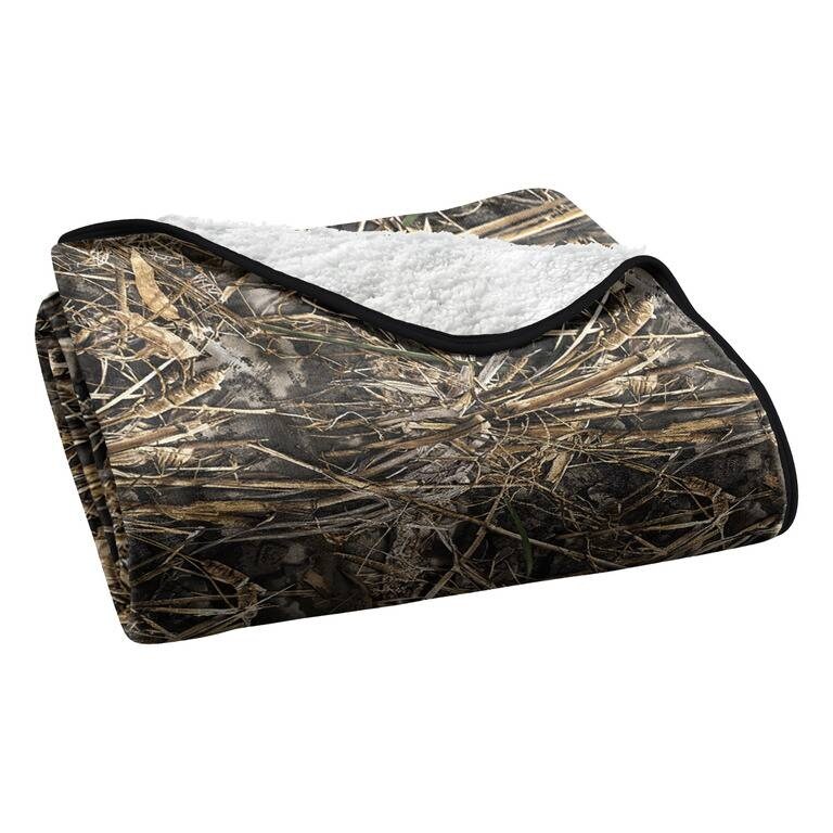 Realtree Silk Touch Sherpa Throw Blanket - Overstock - 34153843