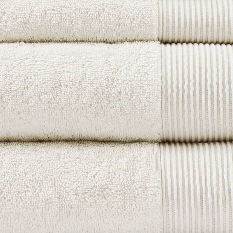Cotton Tencel Blend Antimicrobial 6 Piece Towel Set