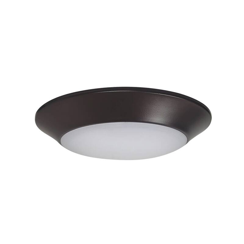 Nora Lighting NLOPAC-R4TW Opal 6" Wide LED Flush Mount Bowl Ceiling